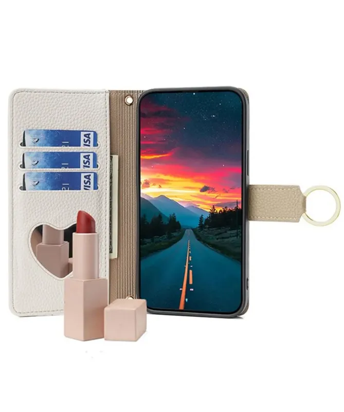 Housse Realme 14 5G / 14T 5G luxury portefeuille avec chaîne