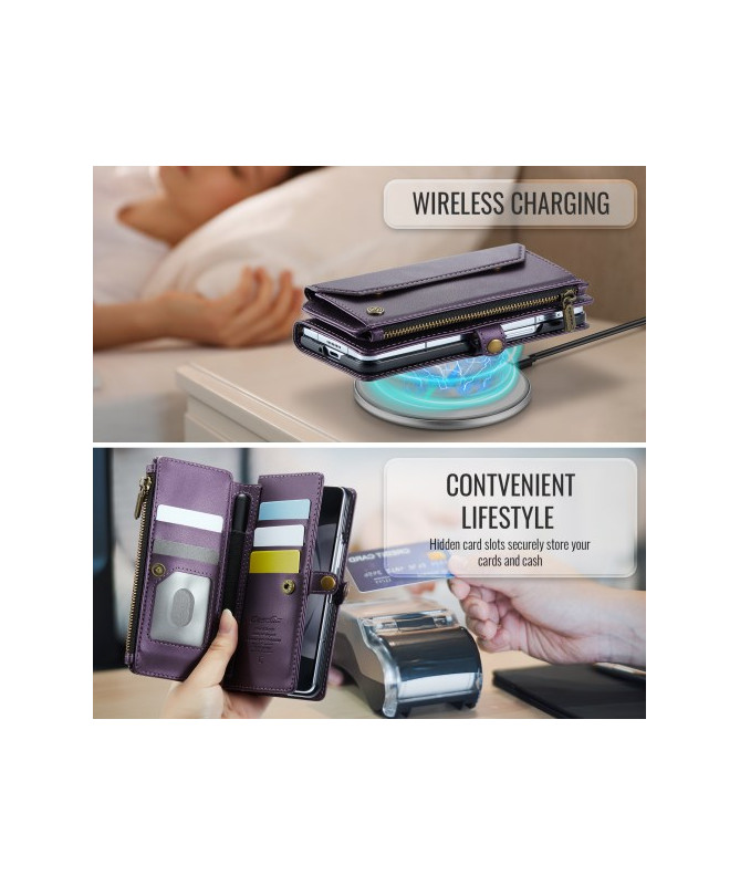 Housse Samsung Galaxy Z Fold 6 Multi-compartiments C36 - Violet Housse Samsung Galaxy Z Fold 6 Multi-compartiments C36 - Violet