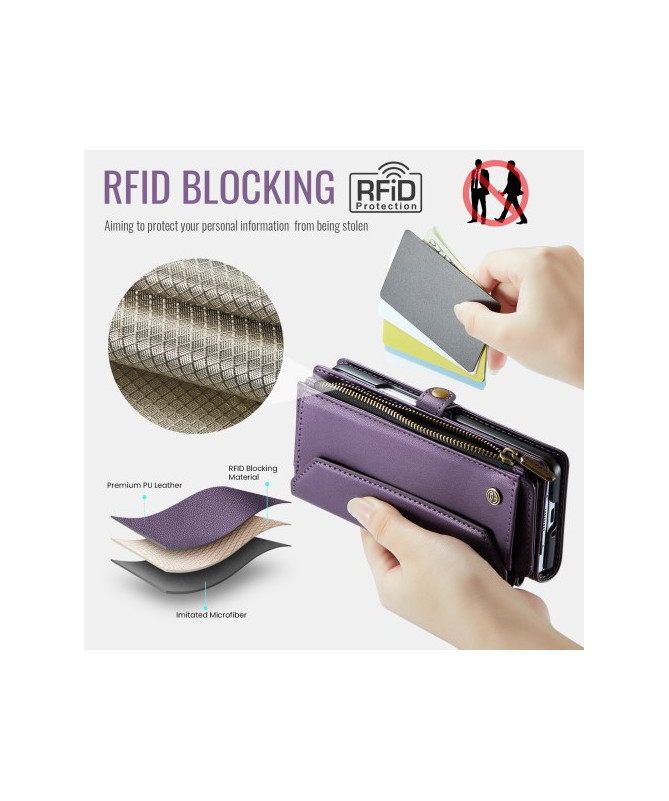Housse Samsung Galaxy Z Fold 6 Multi-compartiments C36 - Violet Housse Samsung Galaxy Z Fold 6 Multi-compartiments C36 - Violet