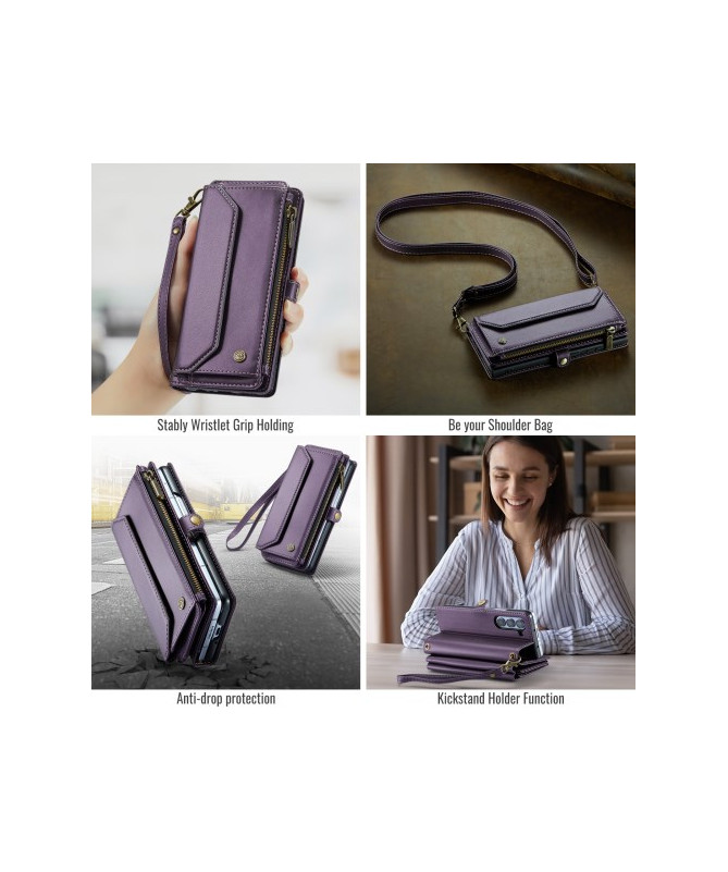 Housse Samsung Galaxy Z Fold 6 Multi-compartiments C36 - Violet Housse Samsung Galaxy Z Fold 6 Multi-compartiments C36 - Violet
