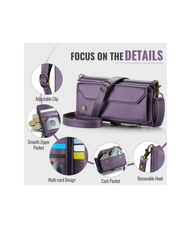 Housse Samsung Galaxy Z Fold 6 Multi-compartiments C36 - Violet Housse Samsung Galaxy Z Fold 6 Multi-compartiments C36 - Violet
