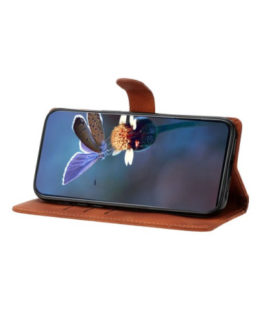 Étui Honor 90 Pro Floral et Papillon en Marron