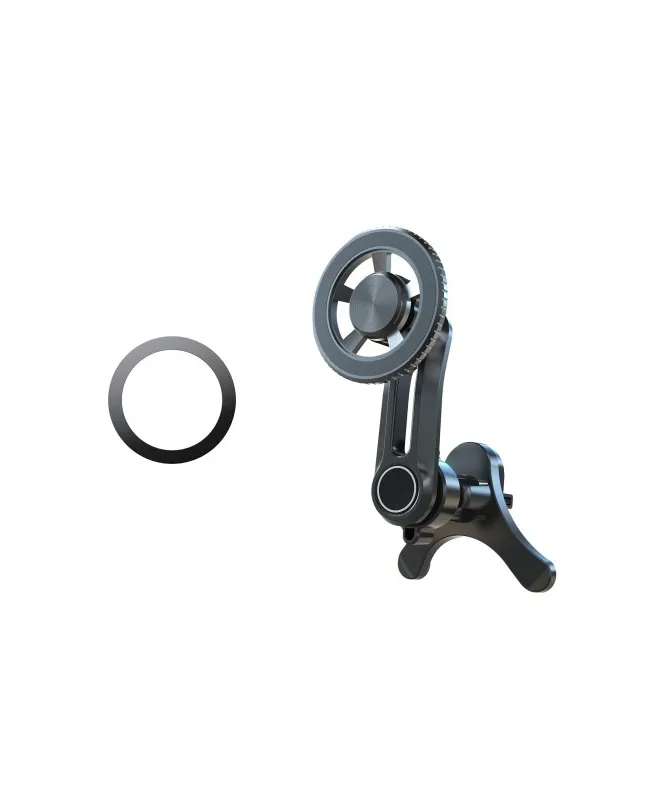 Support Voiture Rotatif Compatible MagSafe avec Fixation Grille d’Aéra