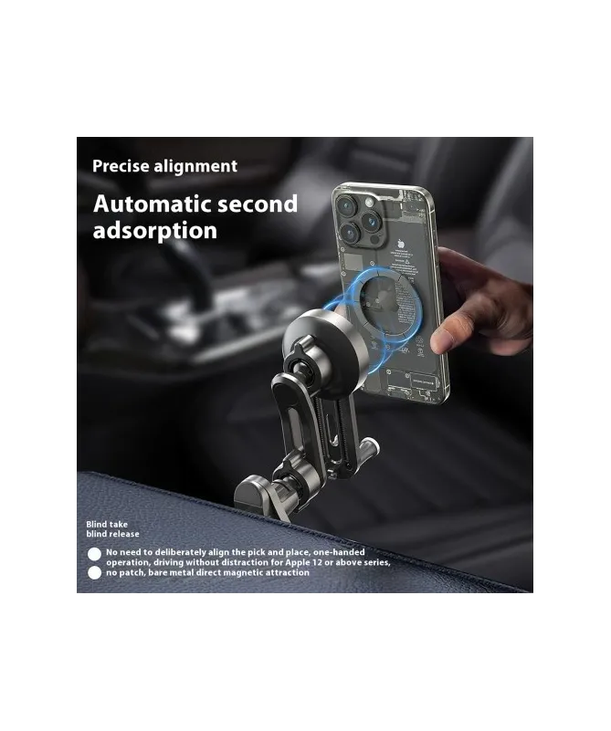 Support Voiture Magnétique pour Smartphone Compatible MagSafe | V004