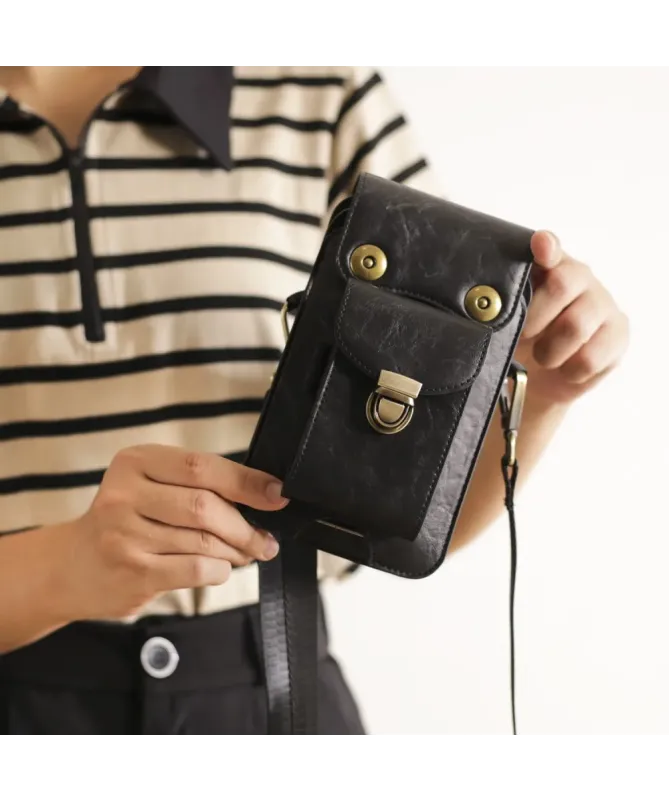 Sacoche Bandoulière Universelle Verticale pour Smartphone jusqu’à 6,7"