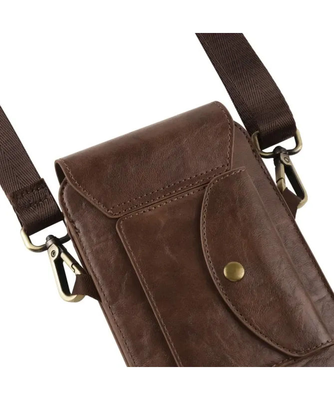 Sacoche Bandoulière Universelle Verticale pour Smartphone jusqu’à 6,7"