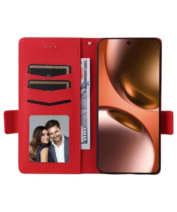 Housse Realme GT 7 / GT 7T effet cuir à Lanière | FOLKEN