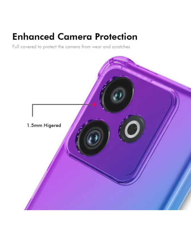 Coque Realme GT 7 / GT 7T Transparente Bicolore
