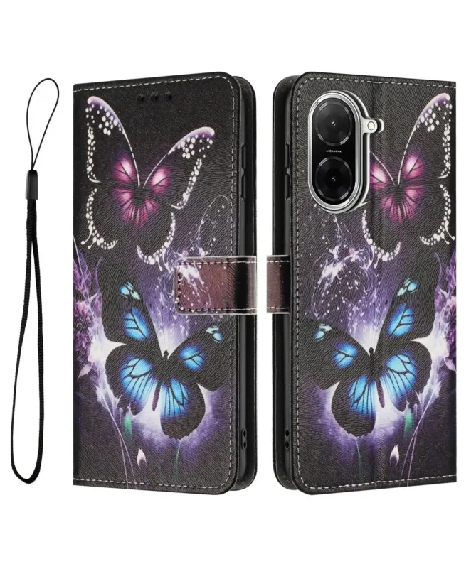 Housse Xiaomi Redmi A5 Papillons Mystiques Brillants | MYSTIC