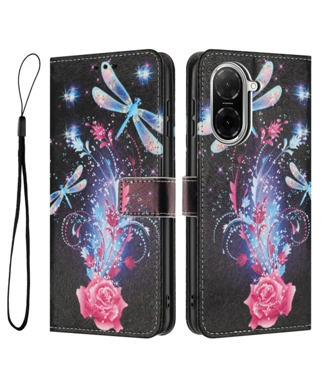 Housse Xiaomi Redmi A5 Libellules Étoilées Rose | STARDUST