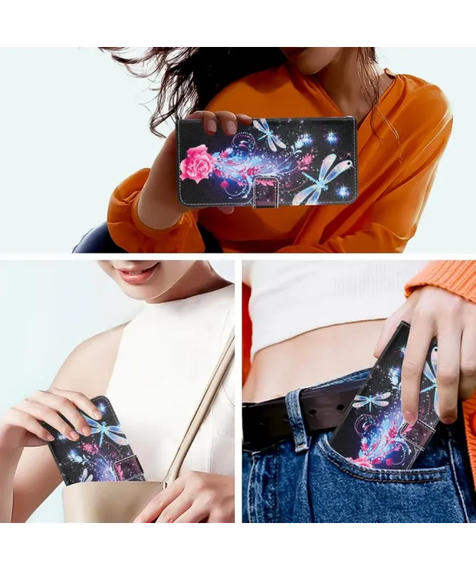 Housse Xiaomi Redmi A5 Libellules Étoilées Rose | STARDUST