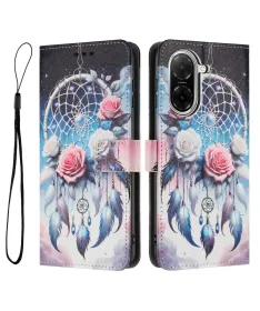 Housse Xiaomi Redmi A5 Attrape-Rêves Roses Bohème | DREAMCATCHER