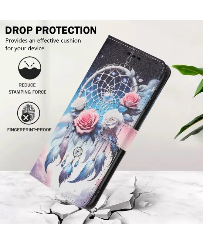 Housse Xiaomi Redmi A5 Attrape-Rêves Roses Bohème | DREAMCATCHER