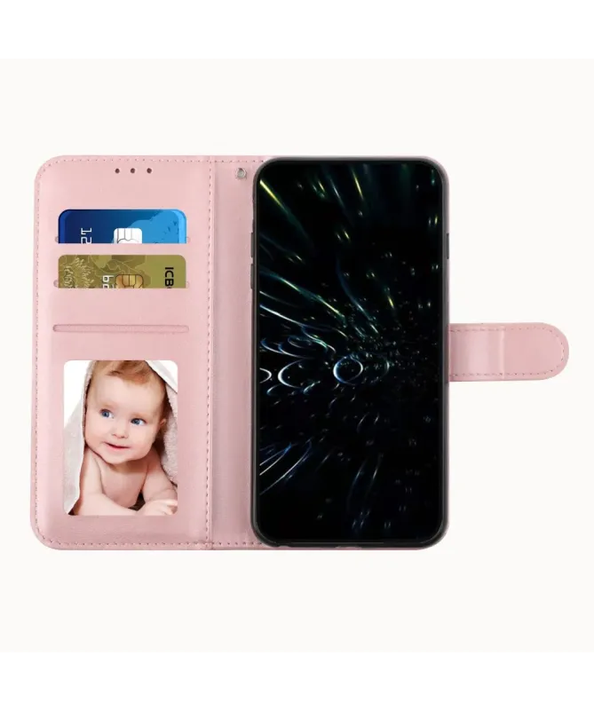 Housse Xiaomi Redmi A5 Lines Effet Cuir