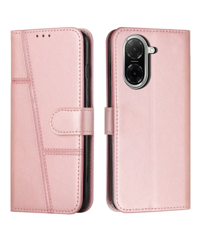 Housse Xiaomi Redmi A5 Lines Effet Cuir