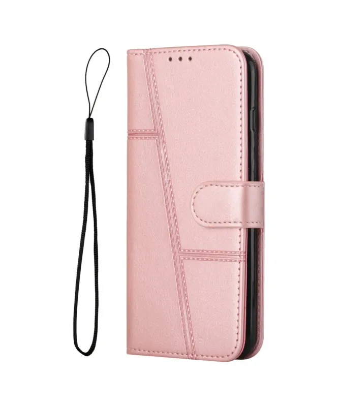 Housse Xiaomi Redmi A5 Lines Effet Cuir