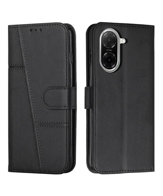 Housse Xiaomi Redmi A5 Lines Effet Cuir