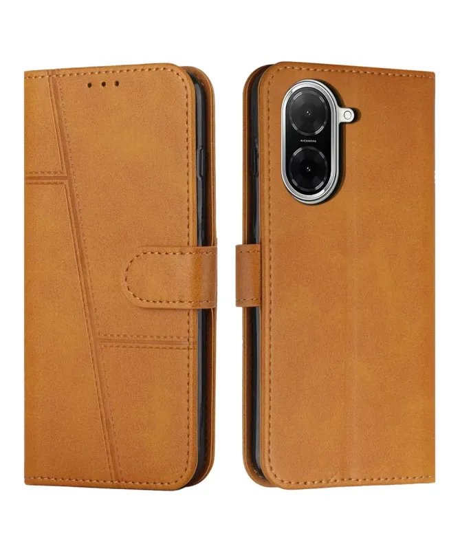 Housse Xiaomi Redmi A5 Lines Effet Cuir