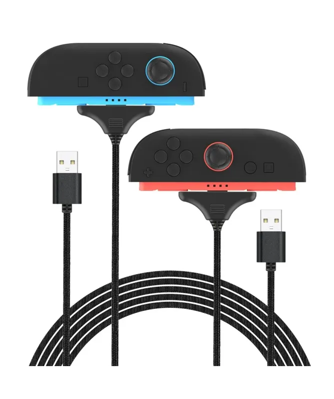 Câble Magnétique pour Joy-Con Nintendo Switch 2 - Lot de 2 x 3 mètres