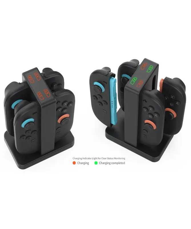 Station de Charge 4 Joy-Con pour Nintendo Switch 2 avec Indicateurs LE