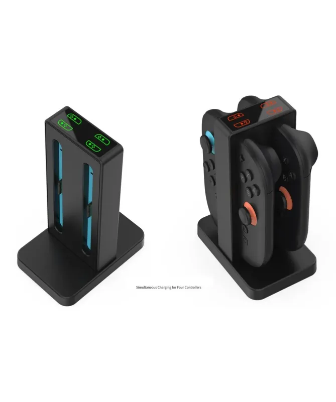 Station de Charge 4 Joy-Con pour Nintendo Switch 2 avec Indicateurs LE