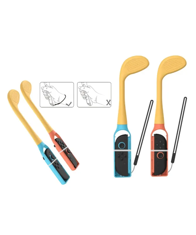 Poignées Club de Golf pour Joy-Con Nintendo Switch / OLED / Switch 2