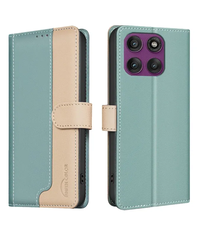 Housse Motorola Edge 60 Pro Bicolore Portefeuille | SOPHIE