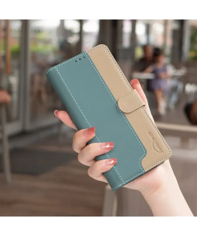 Housse Motorola Edge 60 Pro Bicolore Portefeuille | SOPHIE