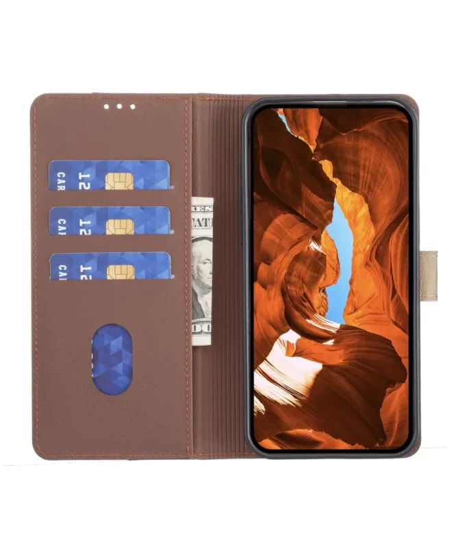 Housse Motorola Edge 60 Pro Bicolore Portefeuille | SOPHIE