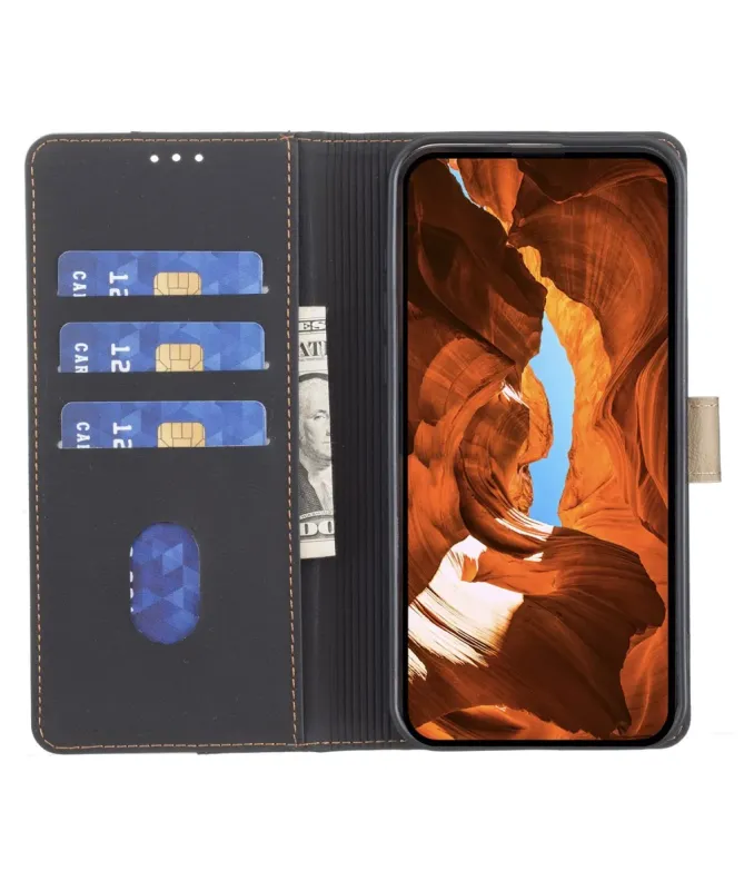 Housse Motorola Edge 60 Pro Bicolore Portefeuille | SOPHIE