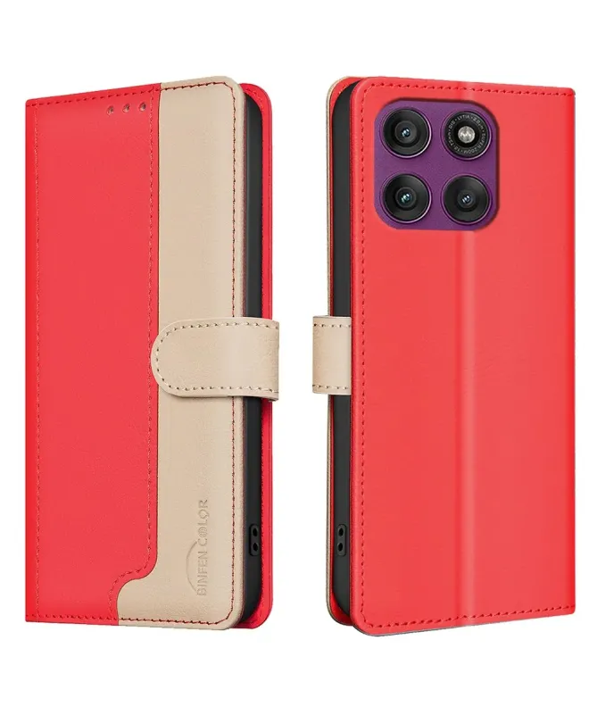 Housse Motorola Edge 60 Pro Bicolore Portefeuille | SOPHIE