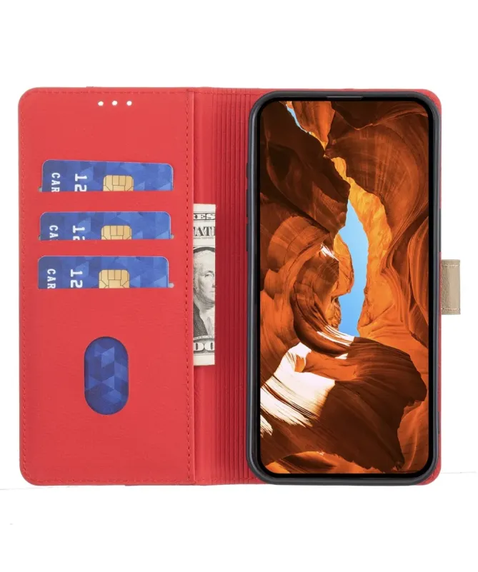 Housse Motorola Edge 60 Pro Bicolore Portefeuille | SOPHIE