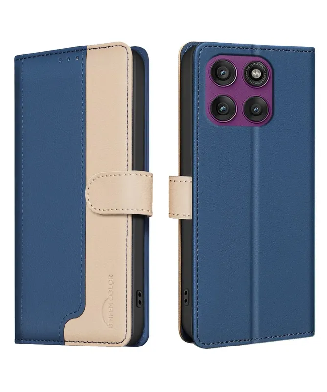 Housse Motorola Edge 60 Pro Bicolore Portefeuille | SOPHIE