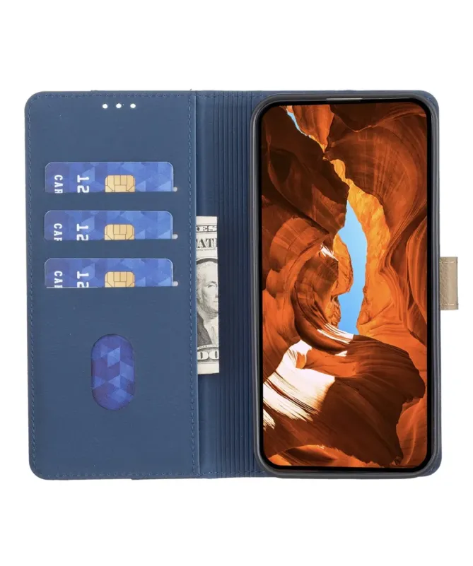 Housse Motorola Edge 60 Pro Bicolore Portefeuille | SOPHIE