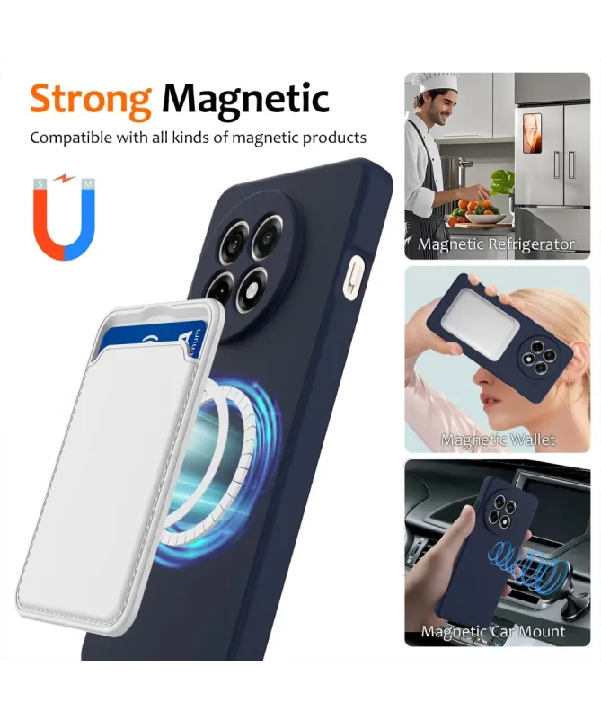 Coque OnePlus 13R Silicone Liquide MagSafe, Lanière