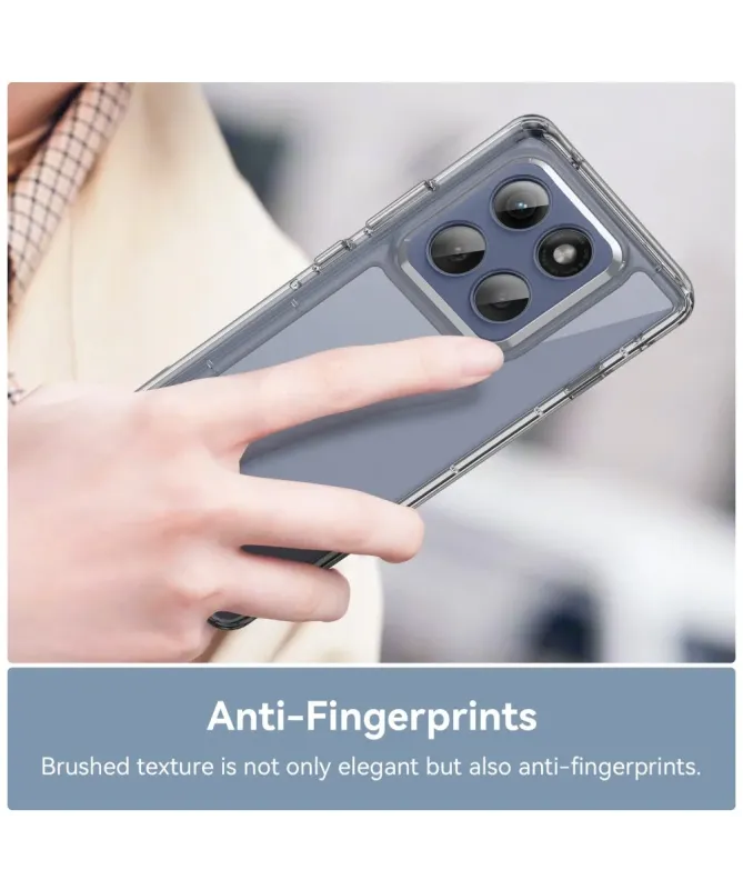 Coque transparente Motorola Edge 60 Pro avec protection d'écran en ver