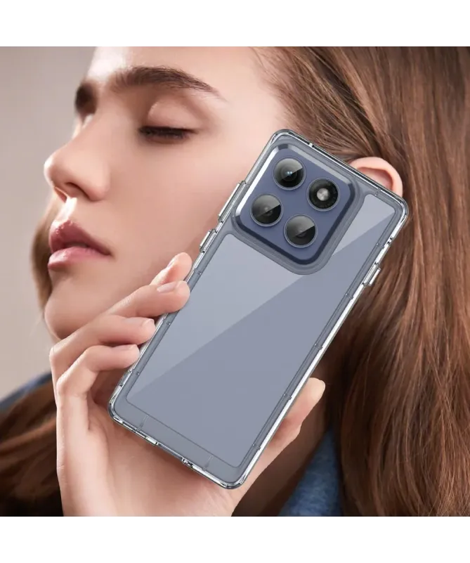 Coque transparente Motorola Edge 60 Pro avec protection d'écran en ver