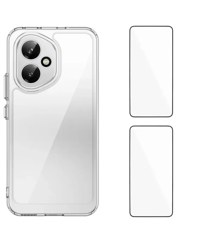 Coque Honor 400 avec Verre Trempé (2 pcs) | Cristalline