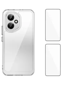 Coque Honor 400 avec Verre Trempé (2 pcs) | Cristalline