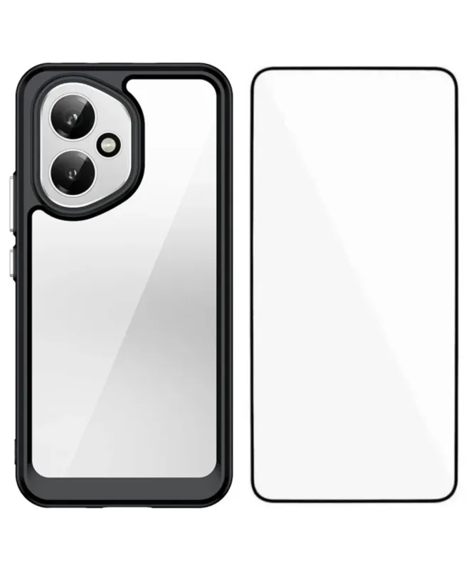 Coque Honor 400 Rugged silicone avec verre trempé