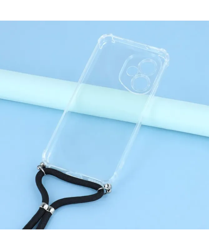 Coque Honor 400 transparente avec cordon | Cléos