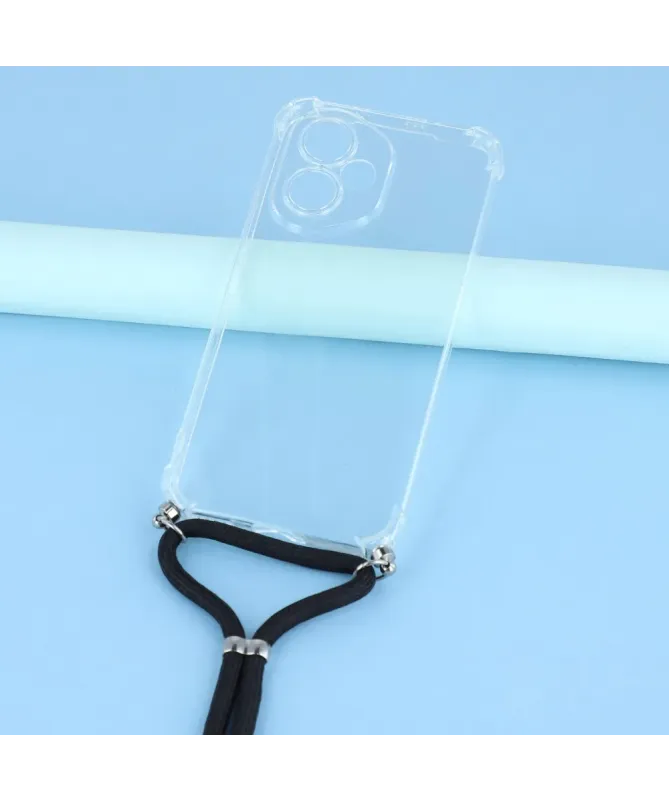 Coque Honor 400 transparente avec cordon | Cléos