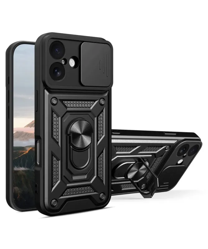 Coque iPhone 17 Camera Slide Fonction Support