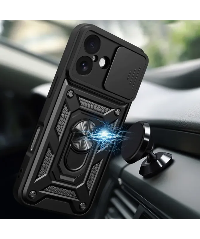 Coque iPhone 17 Camera Slide Fonction Support
