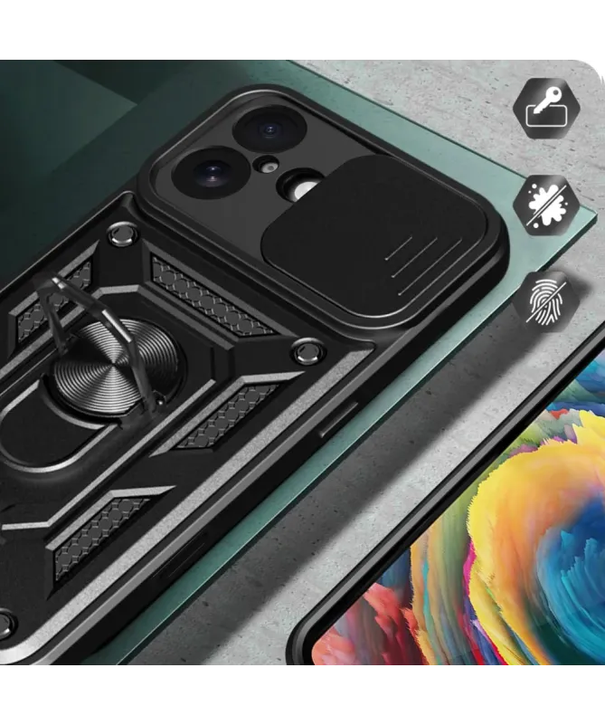 Coque iPhone 17 Camera Slide Fonction Support