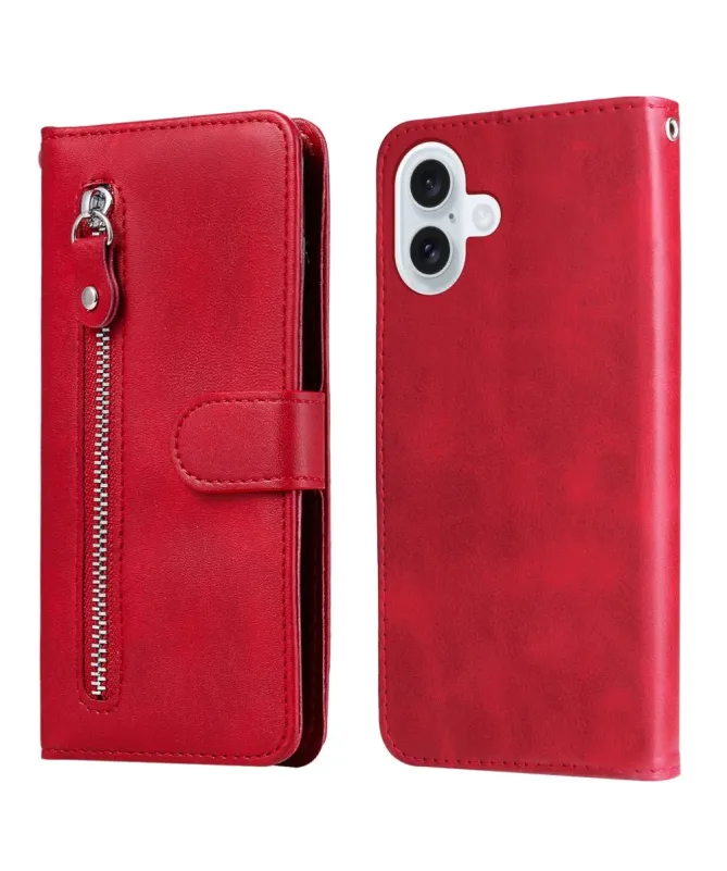 Housse iPhone 17 Zipper Pocket Fonction Support