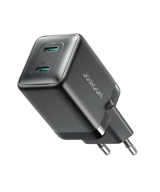 Chargeur Rapide 45W Double USB-C GaN Joyroom | JR-TCG17