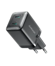 Chargeur Rapide 45W Double USB-C GaN Joyroom | JR-TCG17