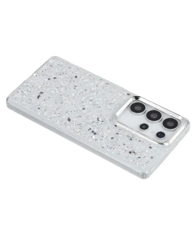 Coque Samsung Galaxy S25 Ultra Pailletée Époxy & Détails Chromés | Mil