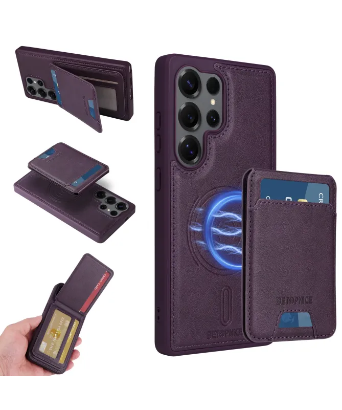 Coque Samsung Galaxy S25 Ultra avec Porte-Carte Amovible | Bréno